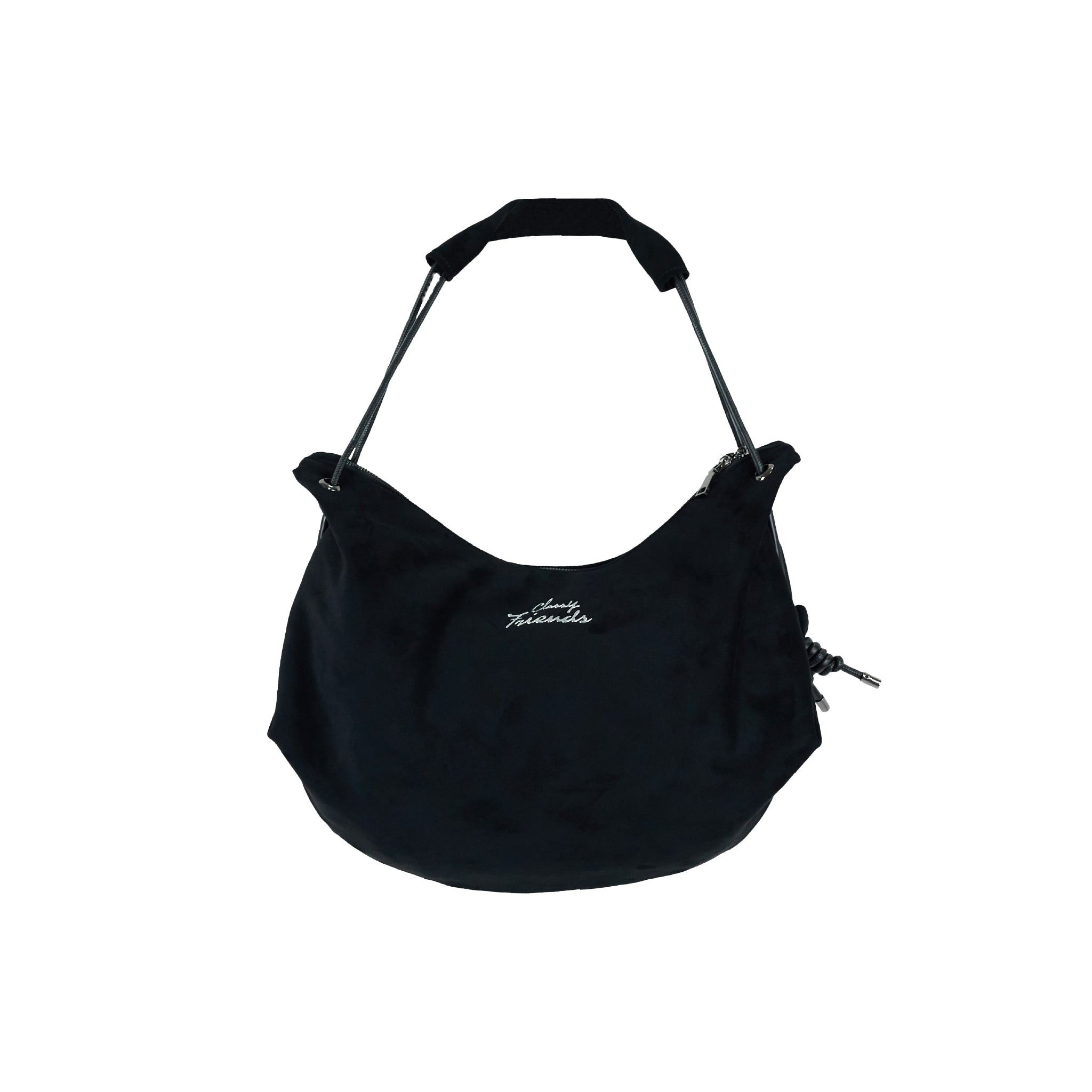 friends Suede Hobo Shoulder Bag