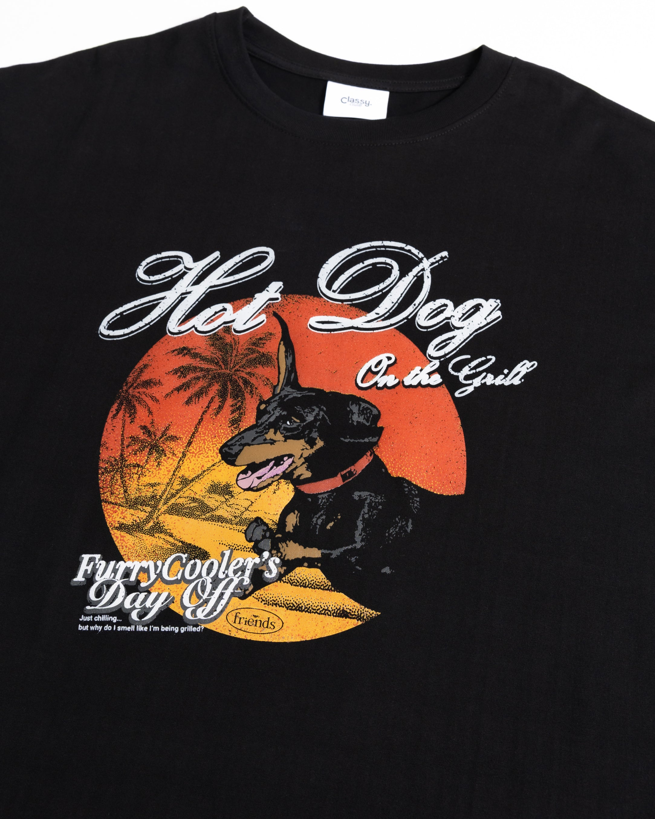 Friends Hot Dog On The Grill