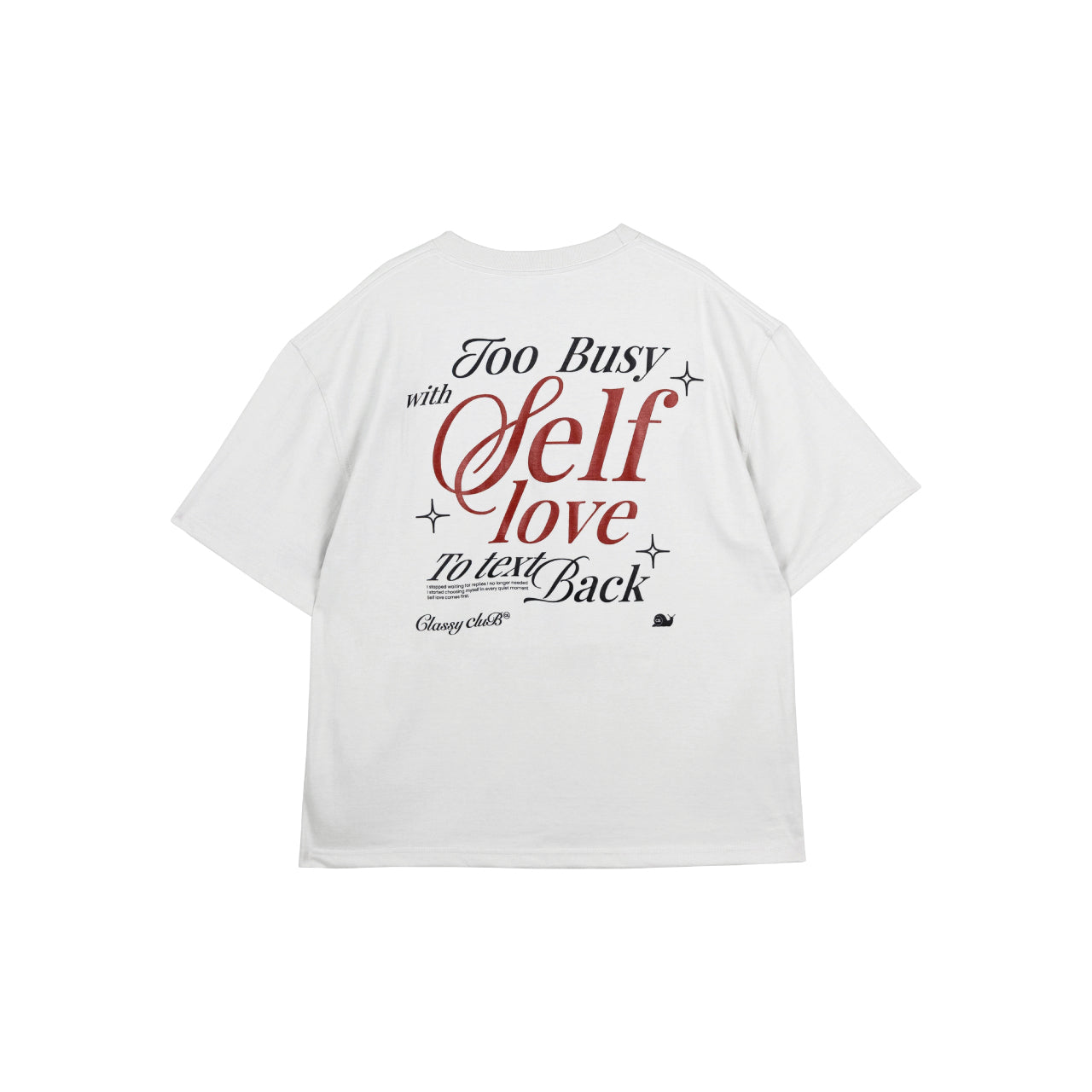 Self Love Too Busy Oversize Tee