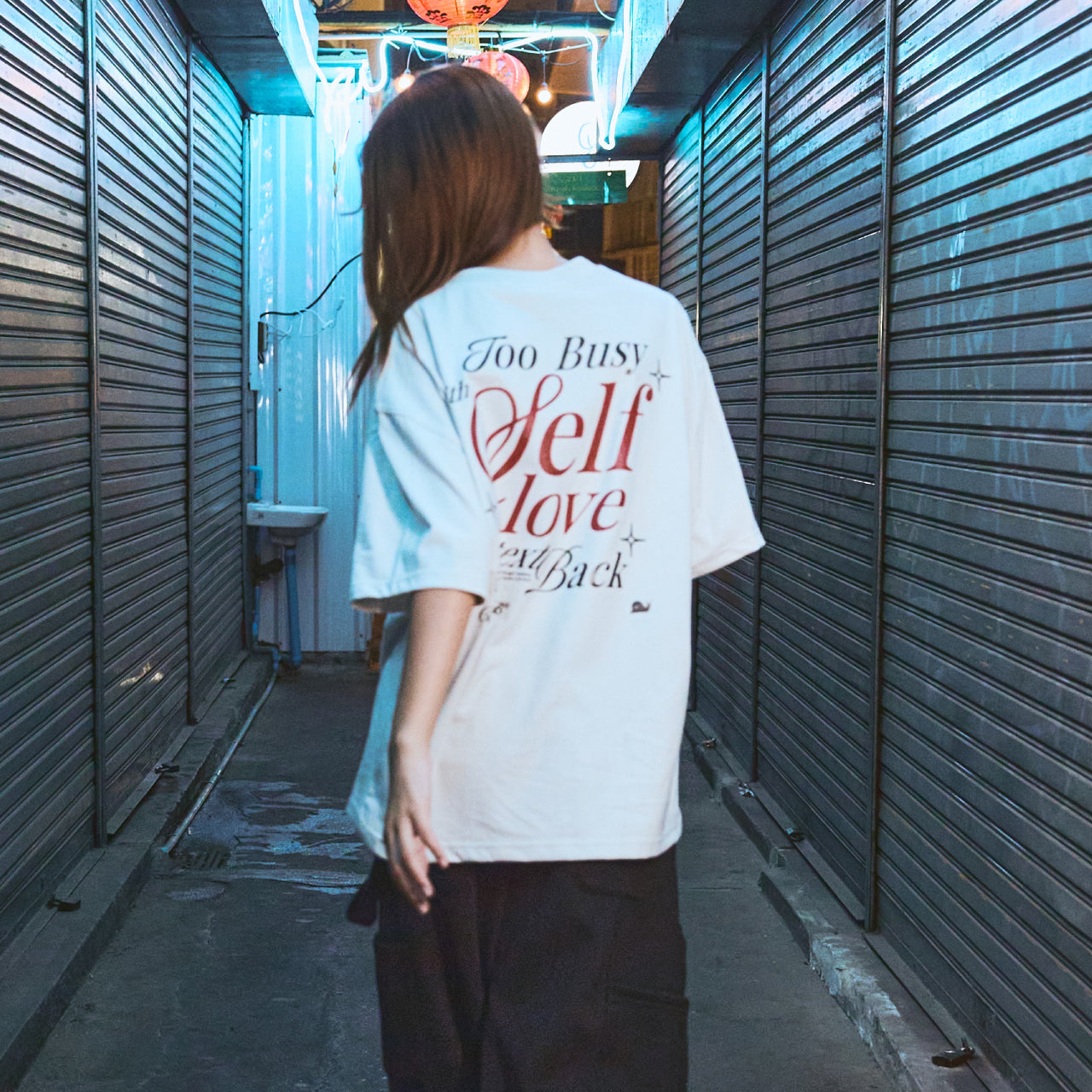 Self Love Too Busy Oversize Tee