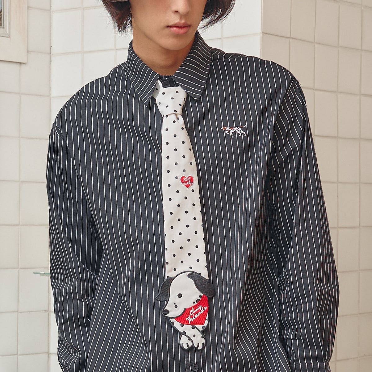 Fine Print Tie