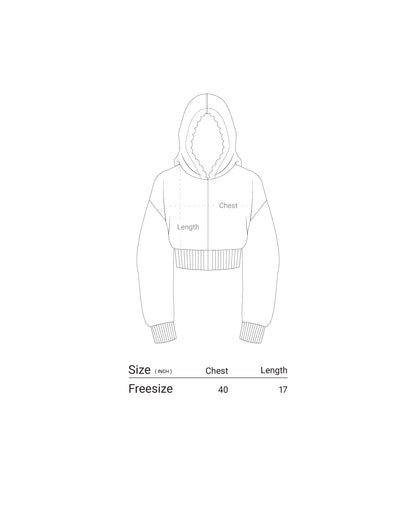 Cat Claws Crop Top Hoodie