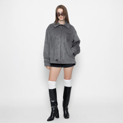 Mono Suede Jacket