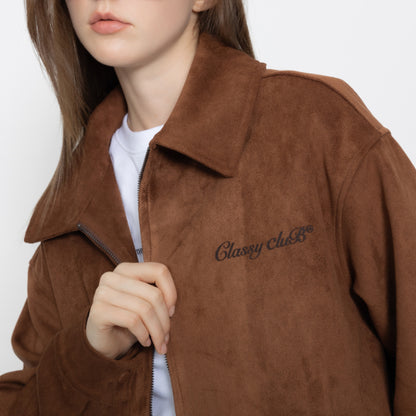 Mono Suede Jacket