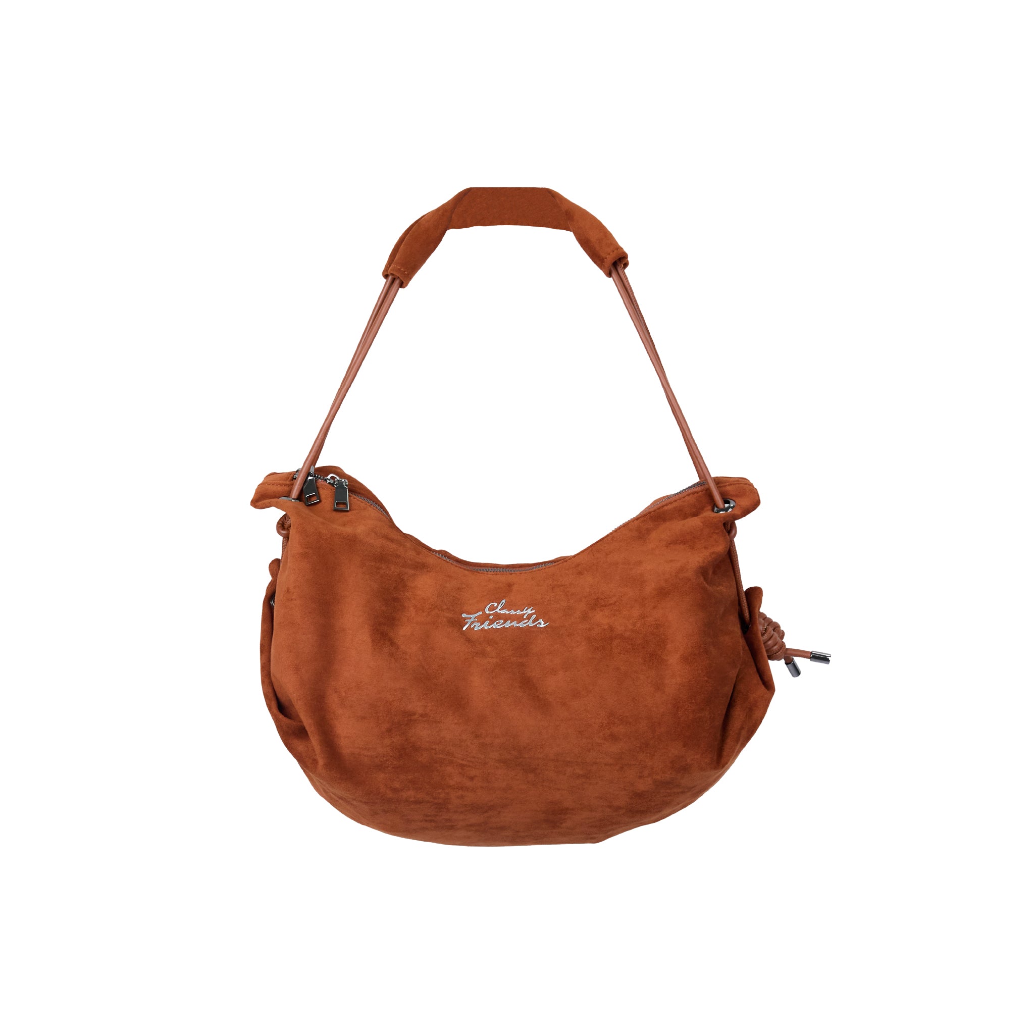 friends Suede Hobo Shoulder Bag