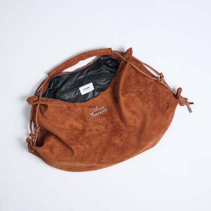 friends Suede Hobo Shoulder Bag