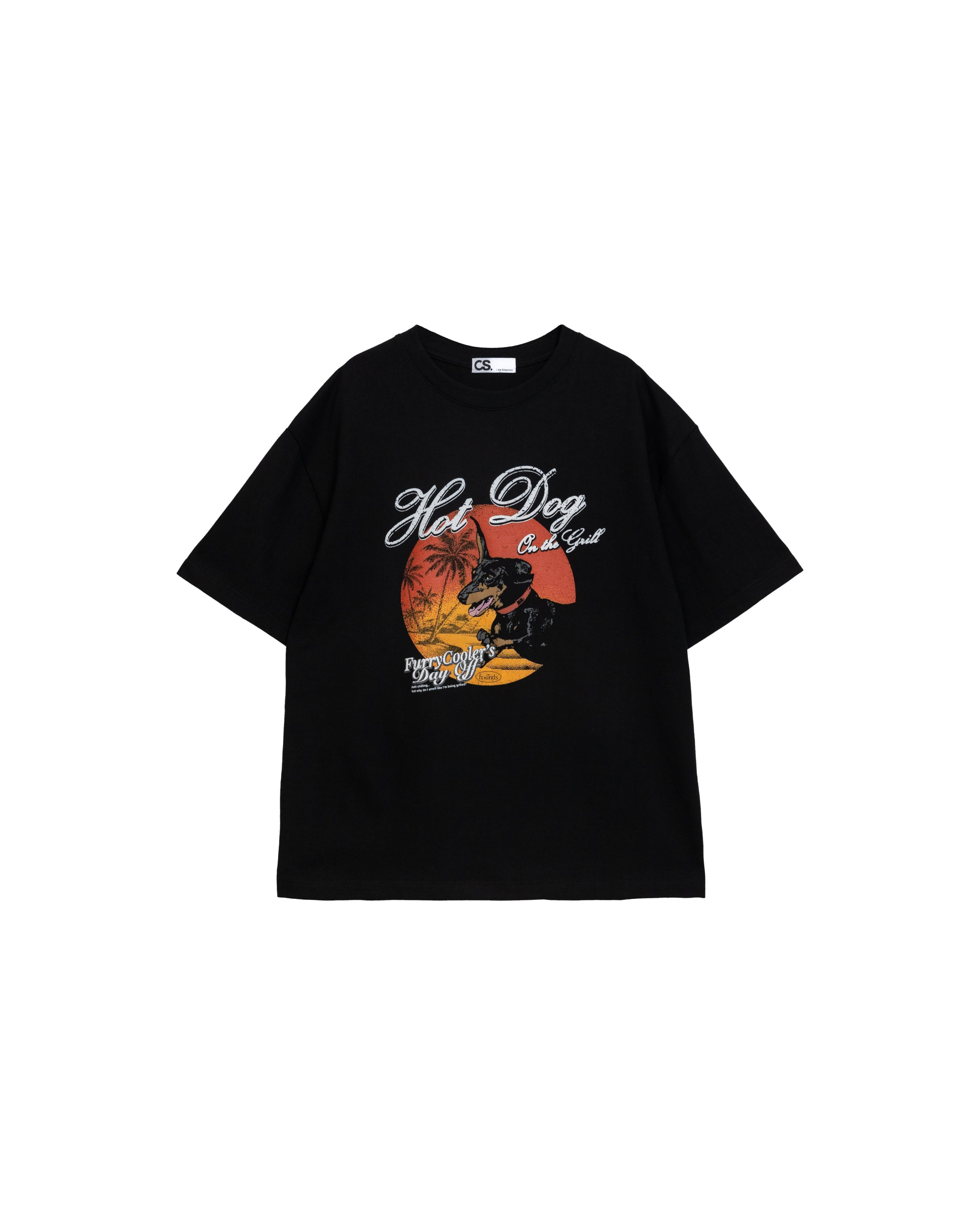 Friends Hot Dog On The Grill