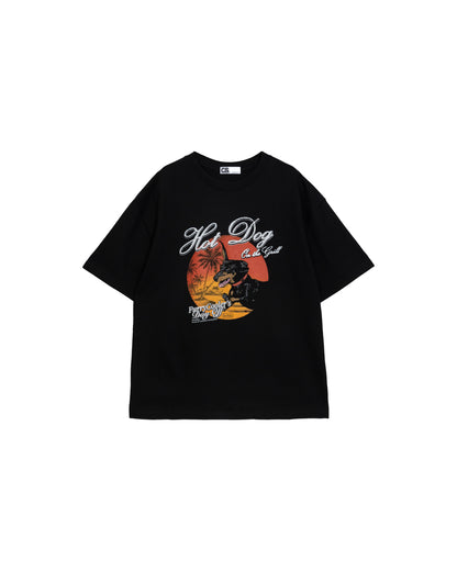 Friends Hot Dog On The Grill