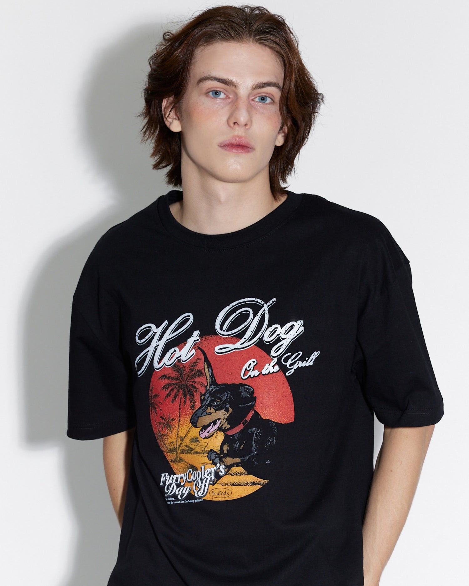 Friends Hot Dog On The Grill