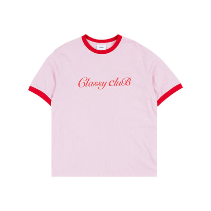 Script Ringer Tee
