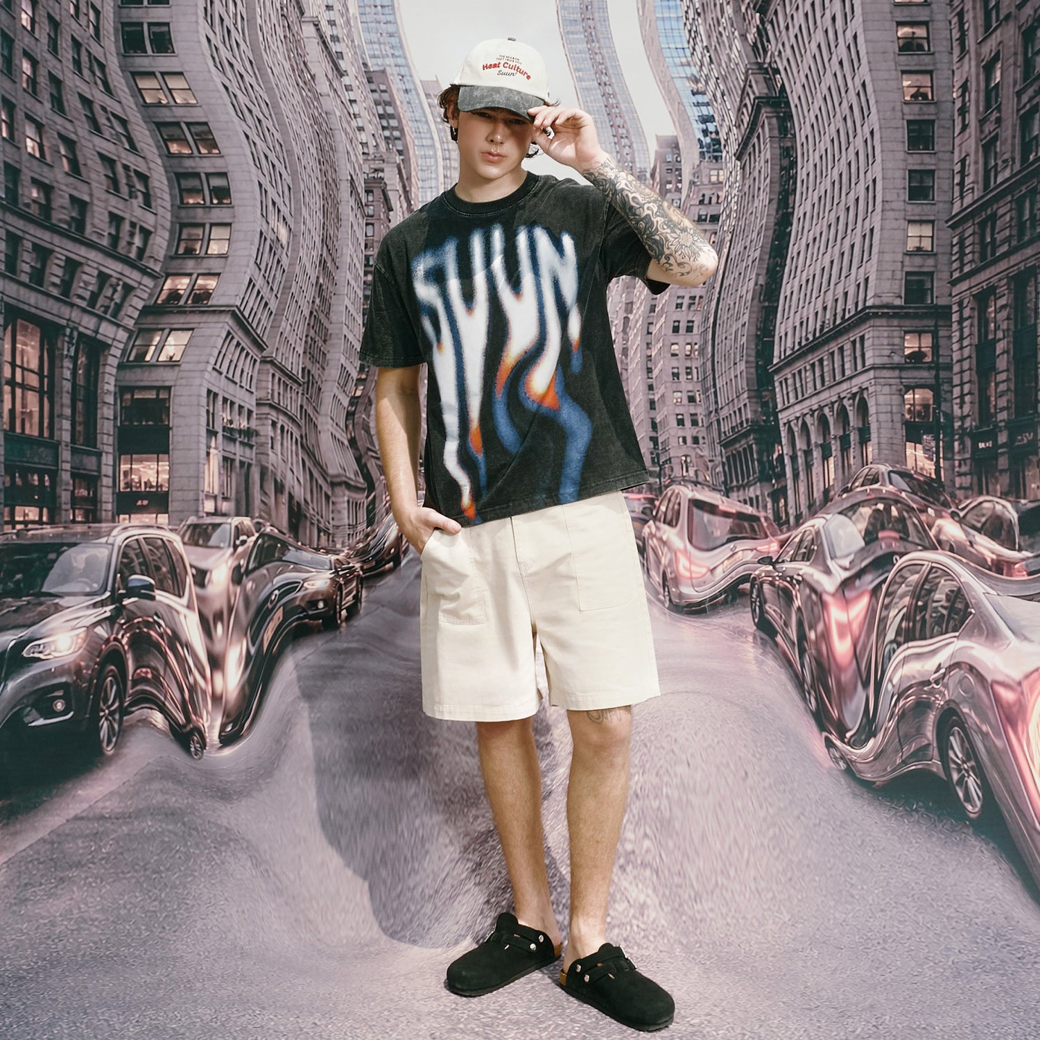 Drip Ember Tee
