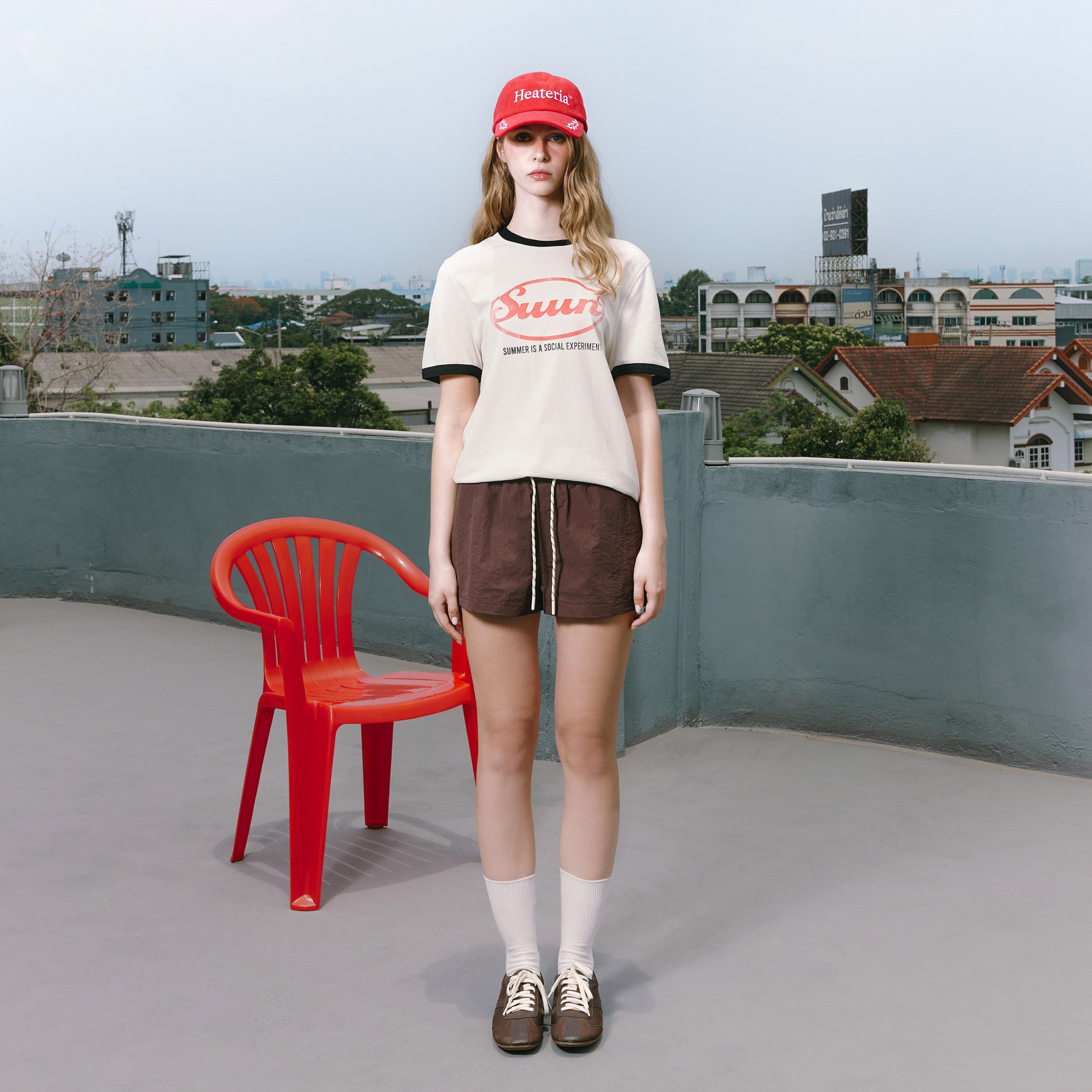 Red Oval Tee