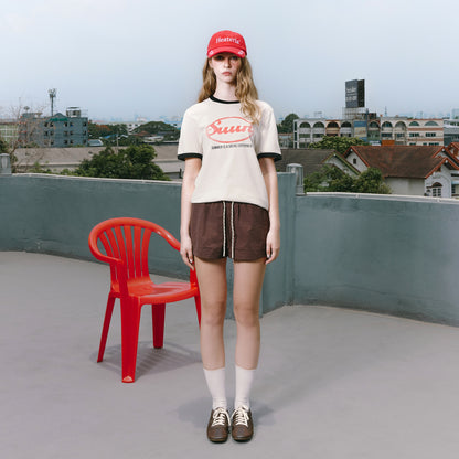 Red Oval Tee
